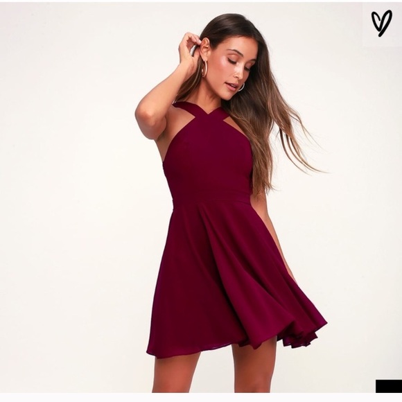 Lulus Dresses & Skirts - NWT Lulus Forevermore burgundy Dress